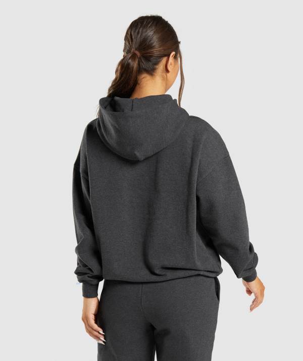 Damske Mikiny S Kapucňou Gymshark Rest Day Sweats Čierne | OA5024673